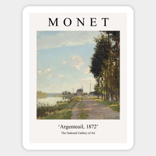 Claude Monet Argenteuil Exhibition Wall Poster Art Print Sticker